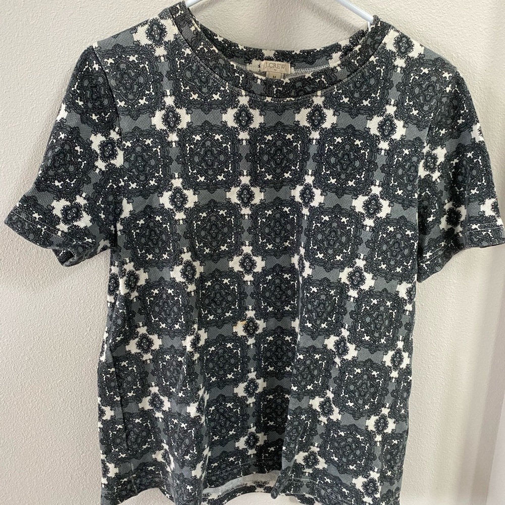 J. crew patterned t-shirt